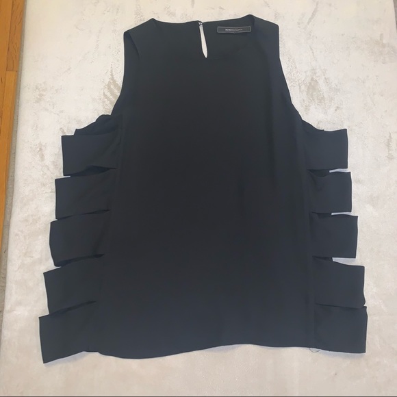 BCBGMaxAzria Eavan Black Sleeveless Top - Picture 3 of 5